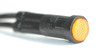 K4 Switches 17216 214 Series Mini Amber Indicator Light with Black Bezel (5/16")