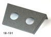 K4 Switches 18131 Steel Round Switch Panel - Two Holes