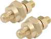 QuickCar 57-660 Side Post Battery Terminals - Gold Plated Brass - Pair