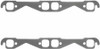 FelPro 1444 Header Gaskets Small Block Chevy Stock Port - 1.380" x 1.380" - Pair