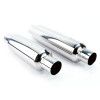 ETC RSN-304016 Polished Stainless Steel Resonator - 3" In/ Out - SOLD EACH