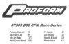 Proform 67303 Black Race Series 850 CFM Mechanical Secondary Carburetor Aluminum
