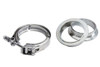 HPS 3" Stainless Steel V Band Clamp w/ Stainless Steel Flanges