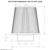 HPS Performance Air Filter 3.5" ID, 6" Element Length, 7.75" Overall Length, HPS-4298 HPS Performance Air Filter 3.5" ID, 6" Element Length, 7.75" Overall Length, HPS-4298