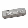 Proform 141-872 Big Block Chevy Gray Crinkle Valve Covers Chevy Logo