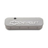 Proform 141-872 Big Block Chevy Gray Crinkle Valve Covers Chevy Logo