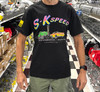 SK Speed T Shirt - Black - Retro 80's Drag - Medium