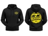 SK Speed Racing Shield Logo Hoodie - Black with Yellow Logo