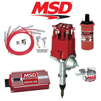 MSD 9012 Ignition Kit - Digital 6AL/Distributor/Wires/Coil Chevy Inline 6 Cyl