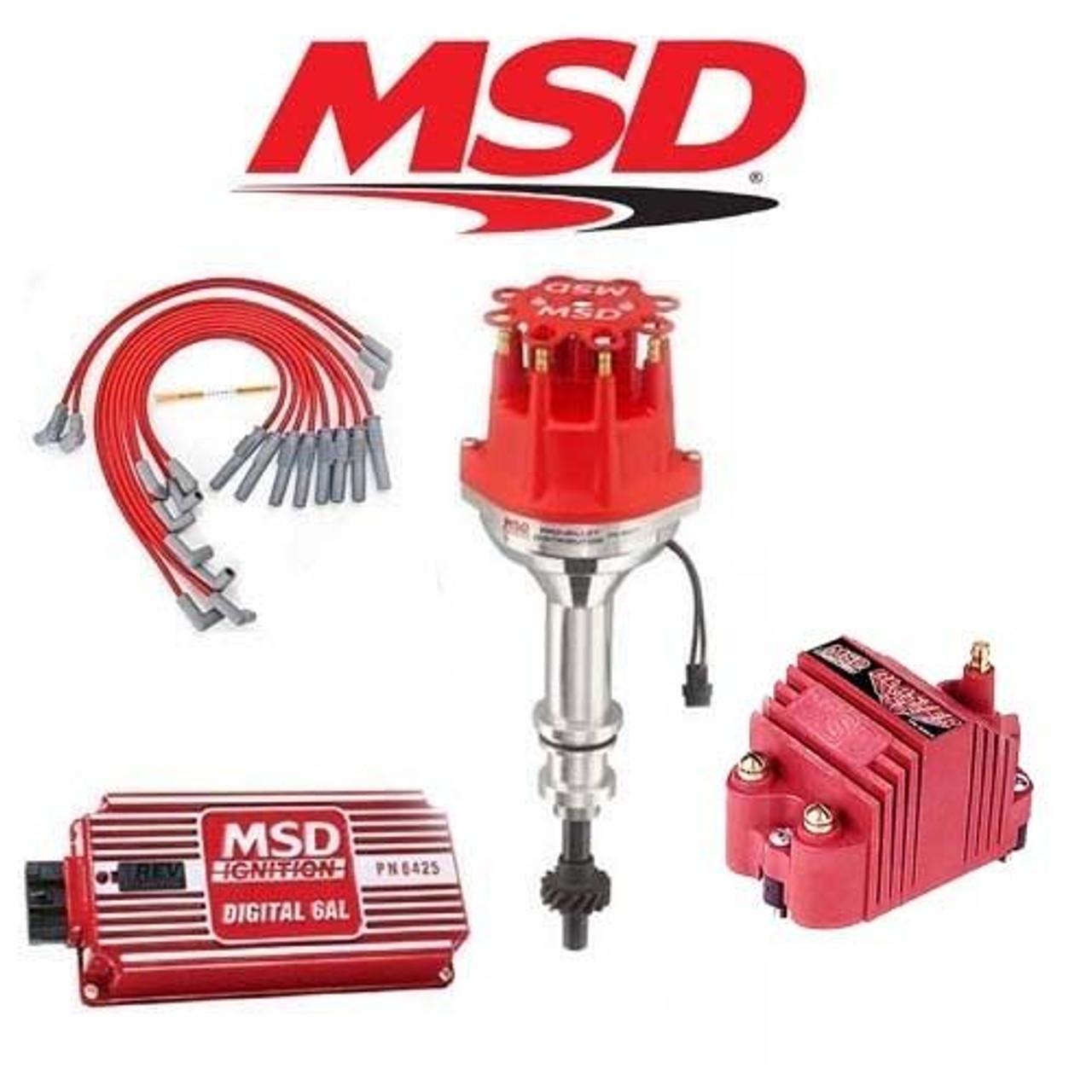MSD 9120 Ignition Kit Digital 6AL/Distributor/Wires/Coil Ford 289/302 Small Cap