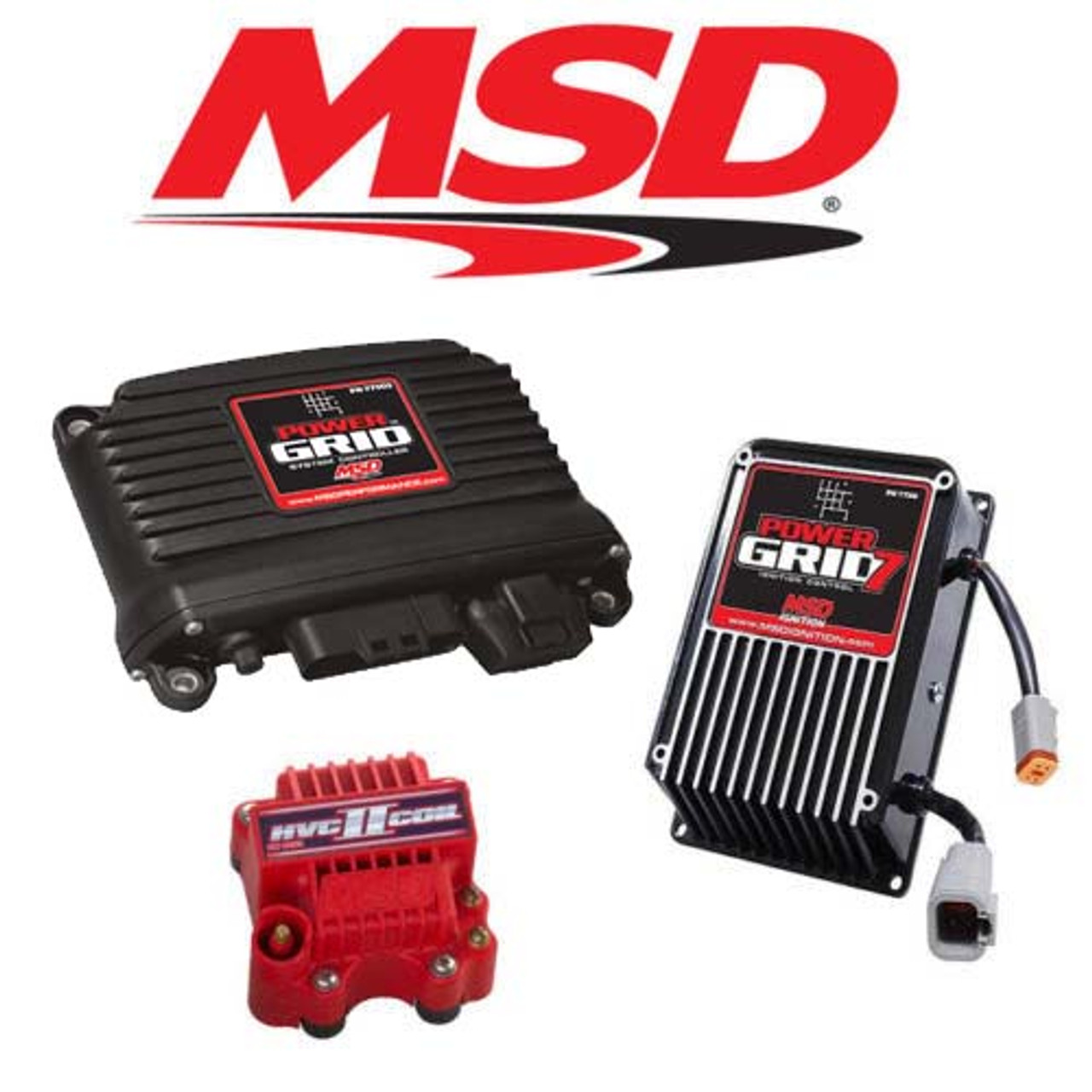 MSD 9961 Power Grid Ignition Kit - 77303 Controller/7720 Ignition/8261 HVC  Coil