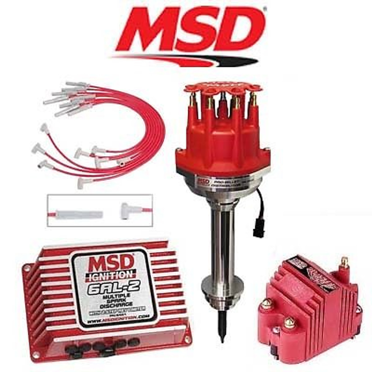 MSD 9157 Ignition Kit Digital 6AL-2/Distributor/Wires/Coil - Chrysler 413-440