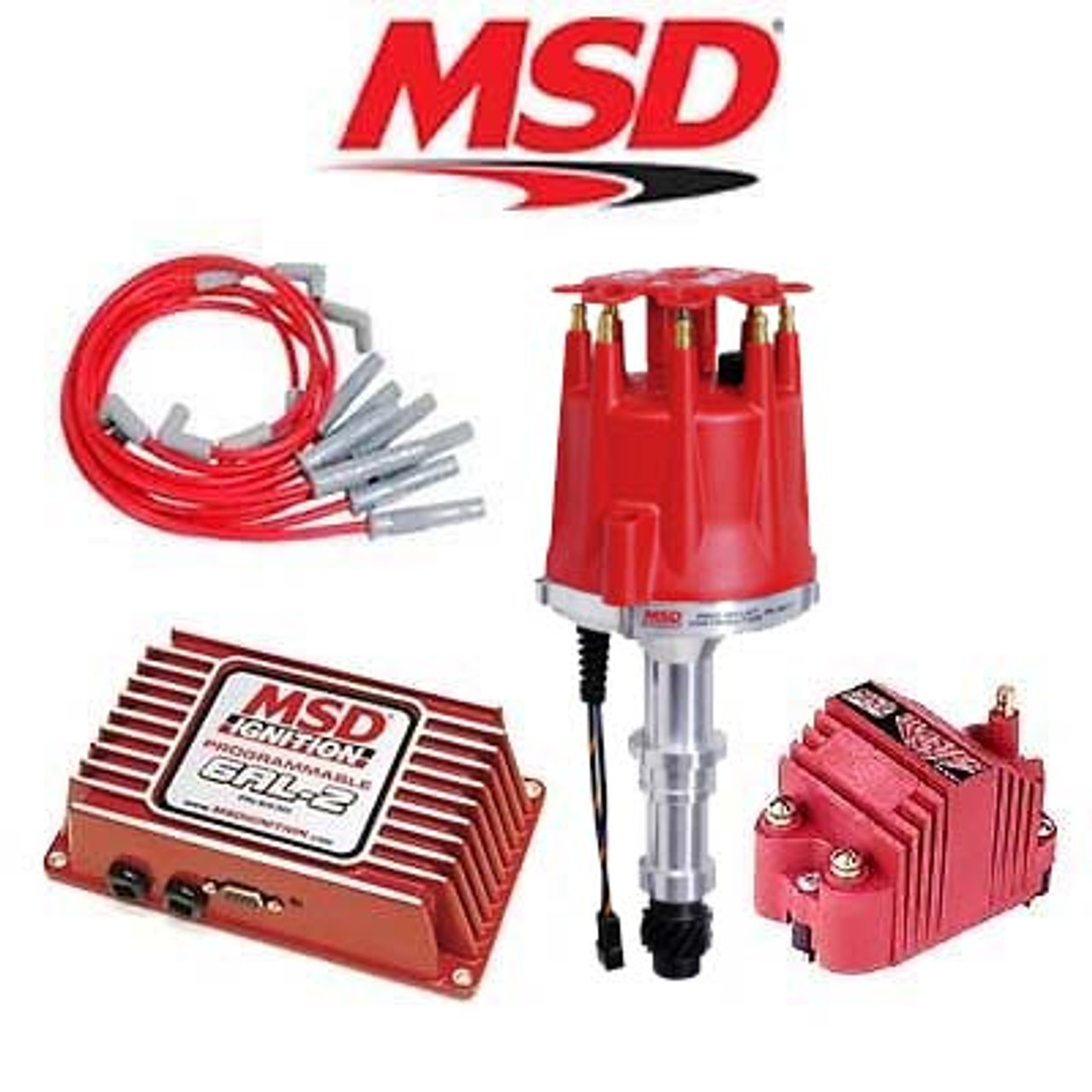 MSD 9272 Ignition Kit Programmable 6AL-2/Distributor/Wires/Coil Buick 400/455