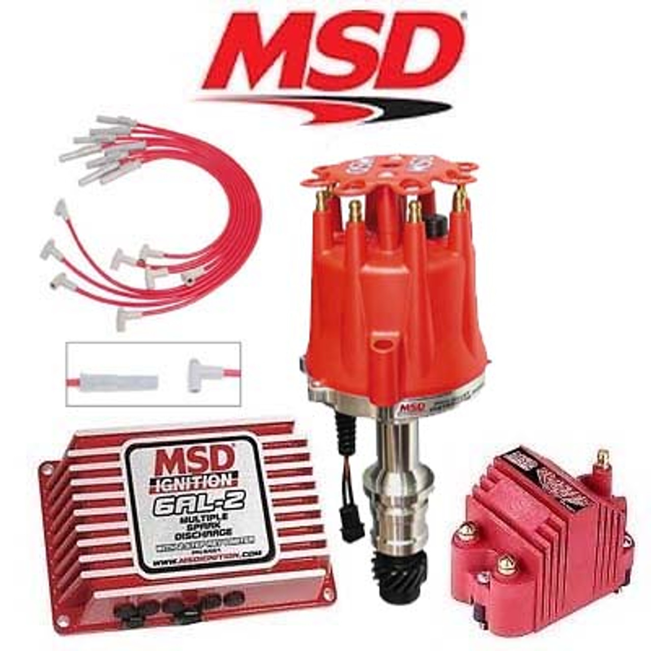 MSD 9155 Ignition Kit - Digital 6AL-2/Distributor/Wires/Coil - Oldsmobile V8