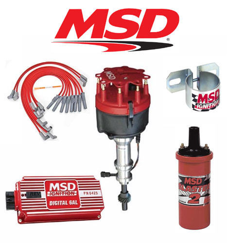 MSD 9038 Ignition Kit 6AL/Distributor/Wires/Blaster Coil Ford 351W w/ Roller Cam