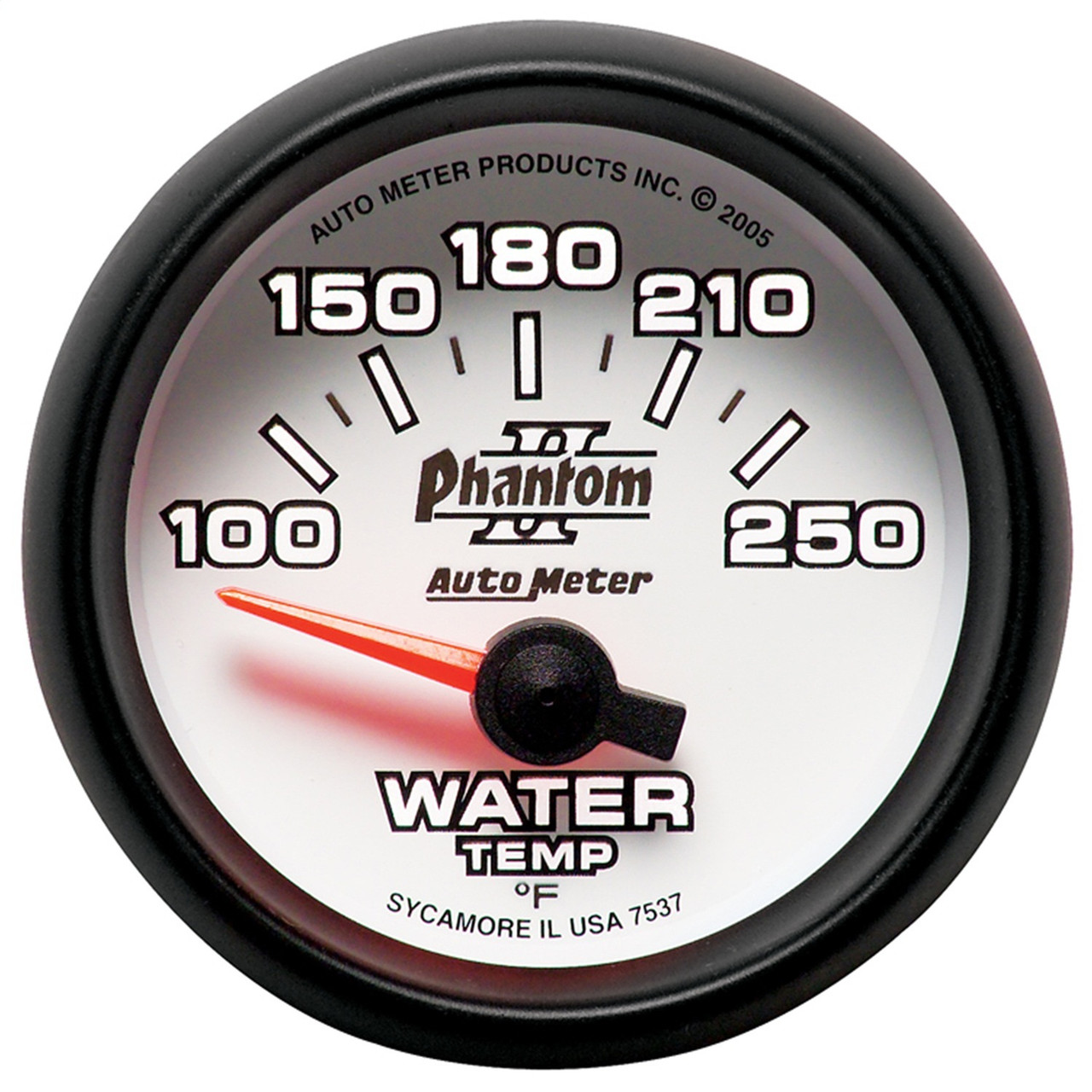 AutoMeter 7537 Phantom II Electric Water Temperature Gauge