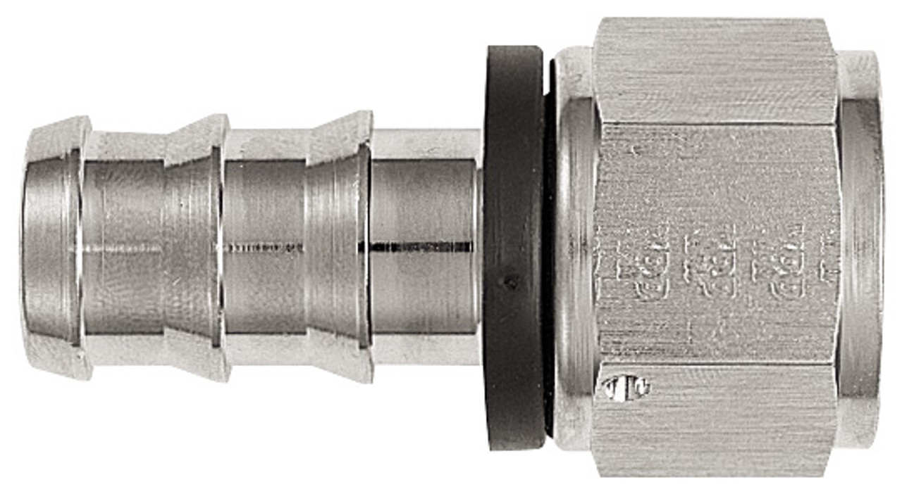 XRP 230010SN Push-Lock -10AN Straight Female Hose End - Super Nickel Finish