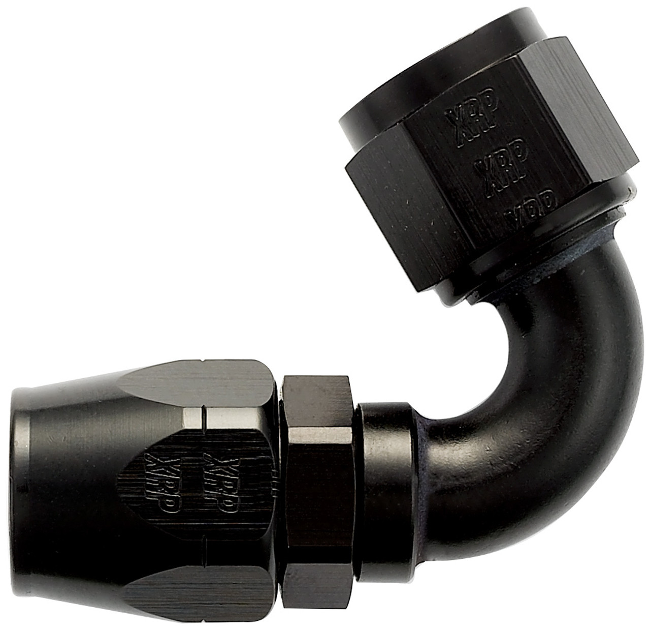 XRP 212010BB 120 Degree Double Swivel -10AN Female Hose End Black Anodized Each