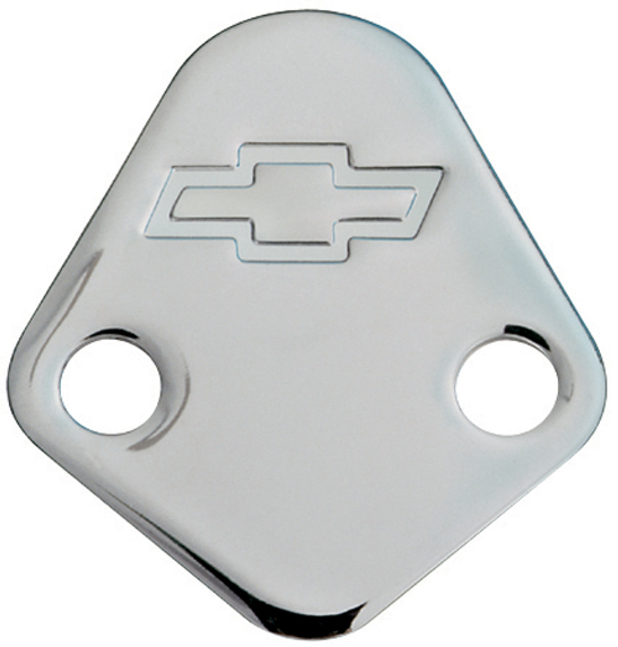 Proform 141-211 Chevy Big Block Fuel Pump Block Off Plate - Chrome Plated Steel