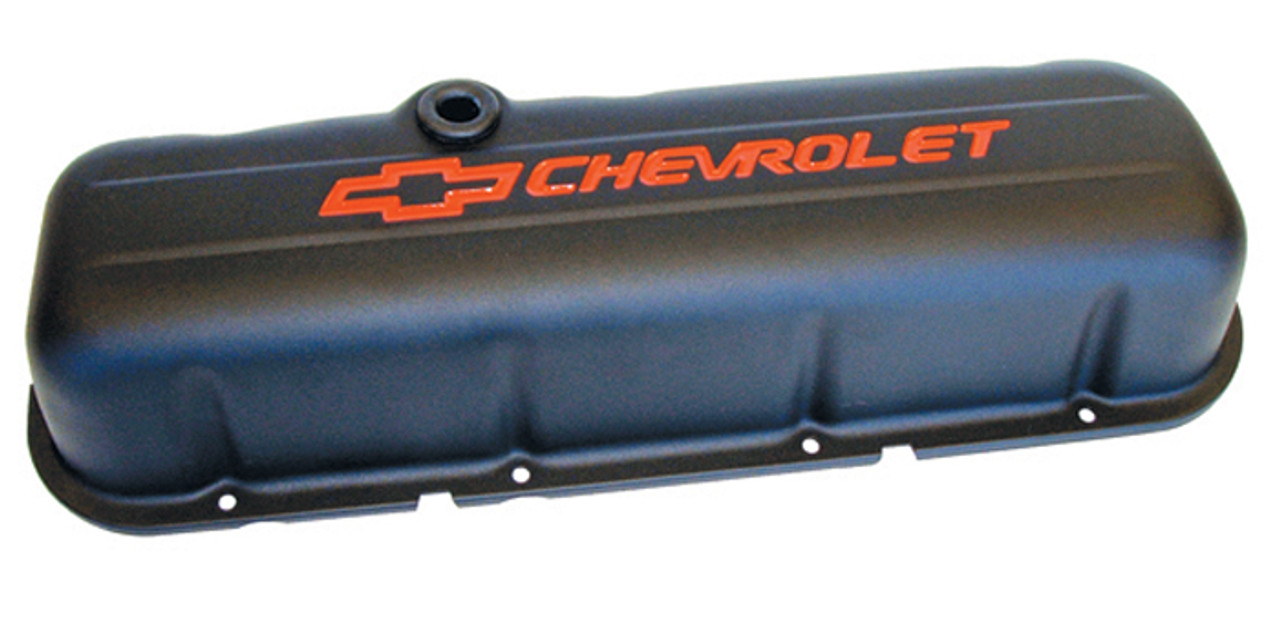 Proform 141-813 Big Block Chevy Stamped Steel Tall Chrome Valve Covers - Pair