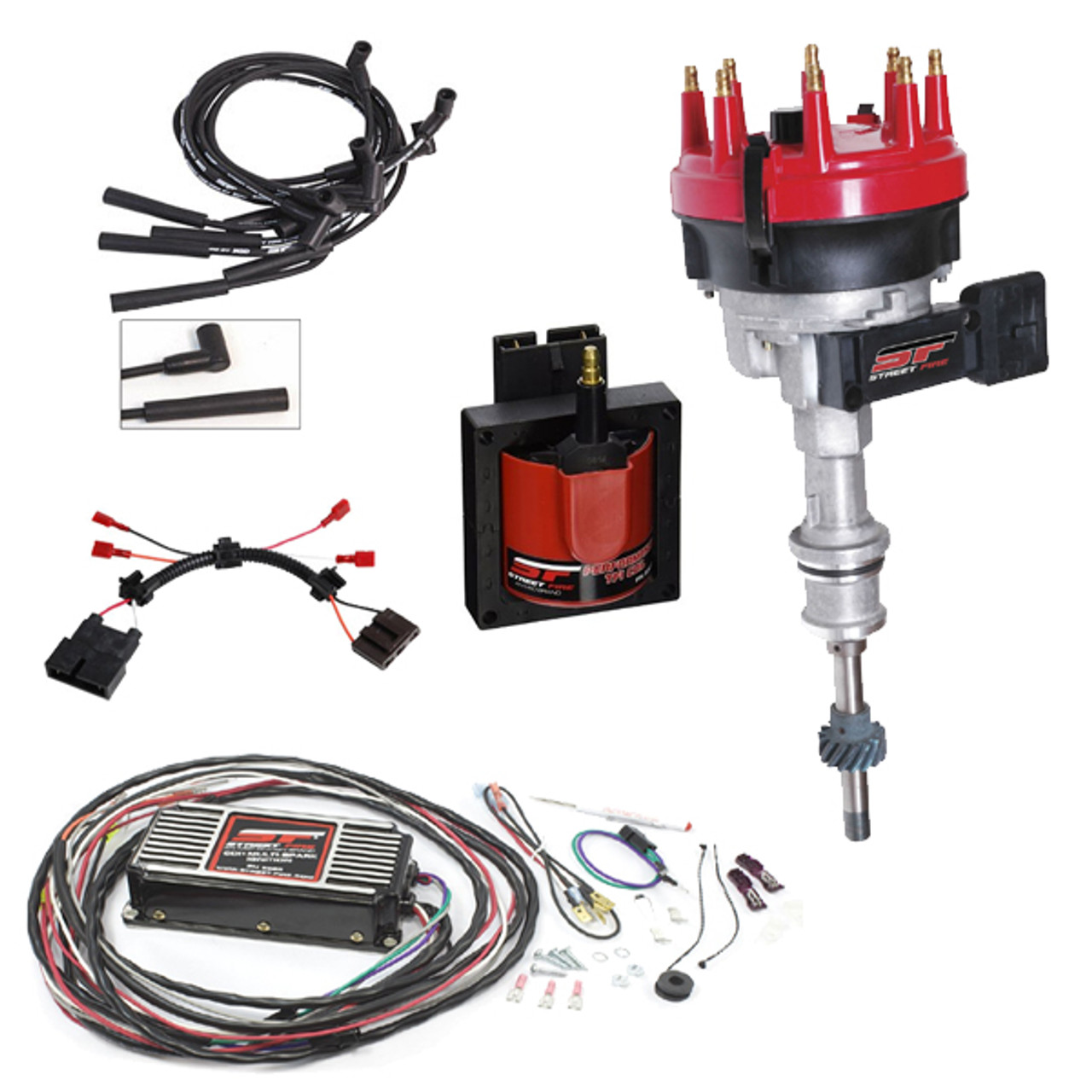 MSD 9991 Streetfire Ignition Kit 86-93 TFI 5.0L Mustang w/  Distributor/Box/Wires