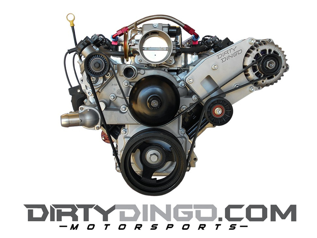 Dirty Dingo Billet Alternator Bracket GM LSx 1999-13 Vortec Engines 4.8/5.3/6.0