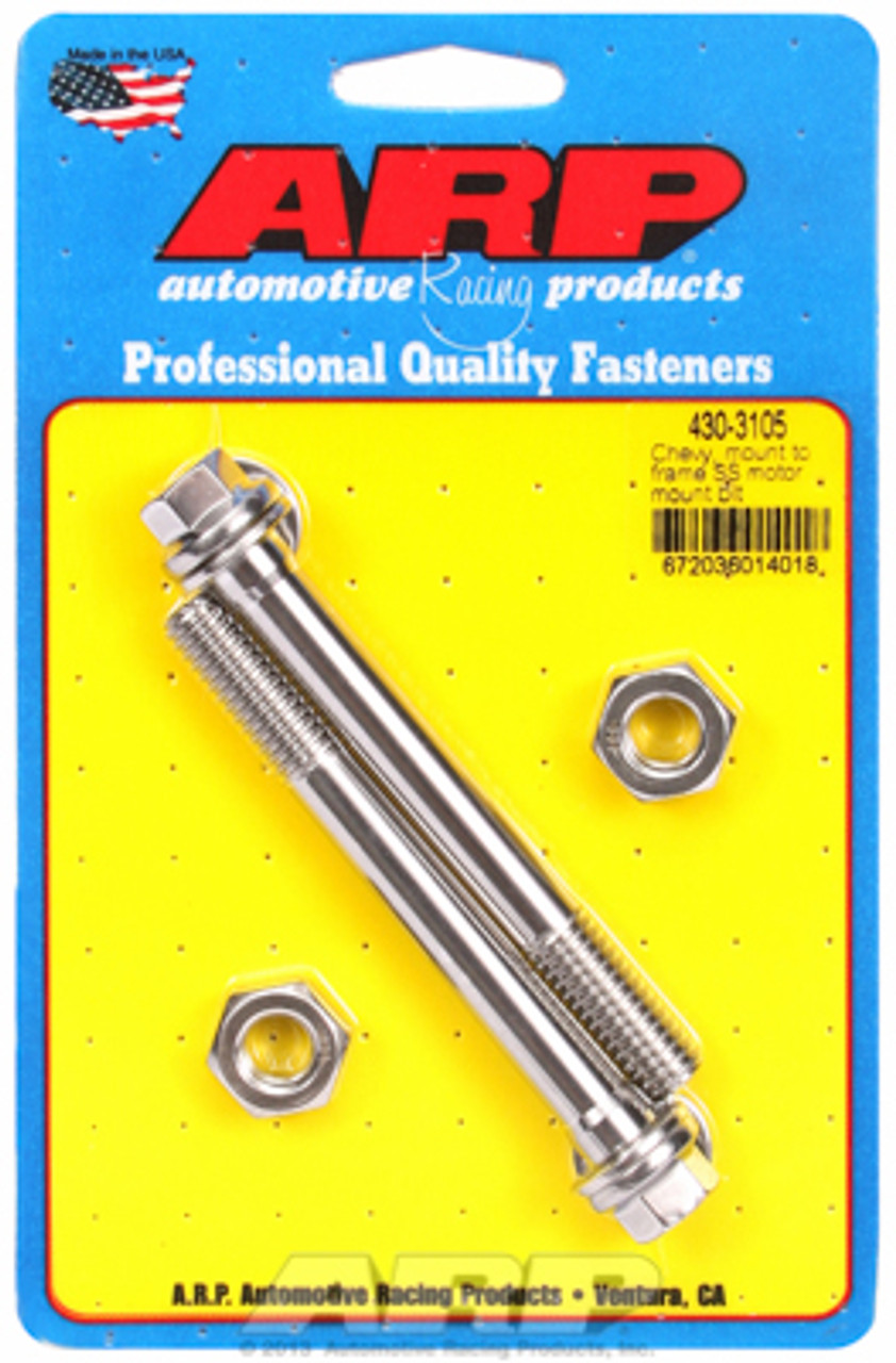 ARP 430-3105 Stainless Steel Chevy Big Block/Small Block Motor Mount Cross Bolts