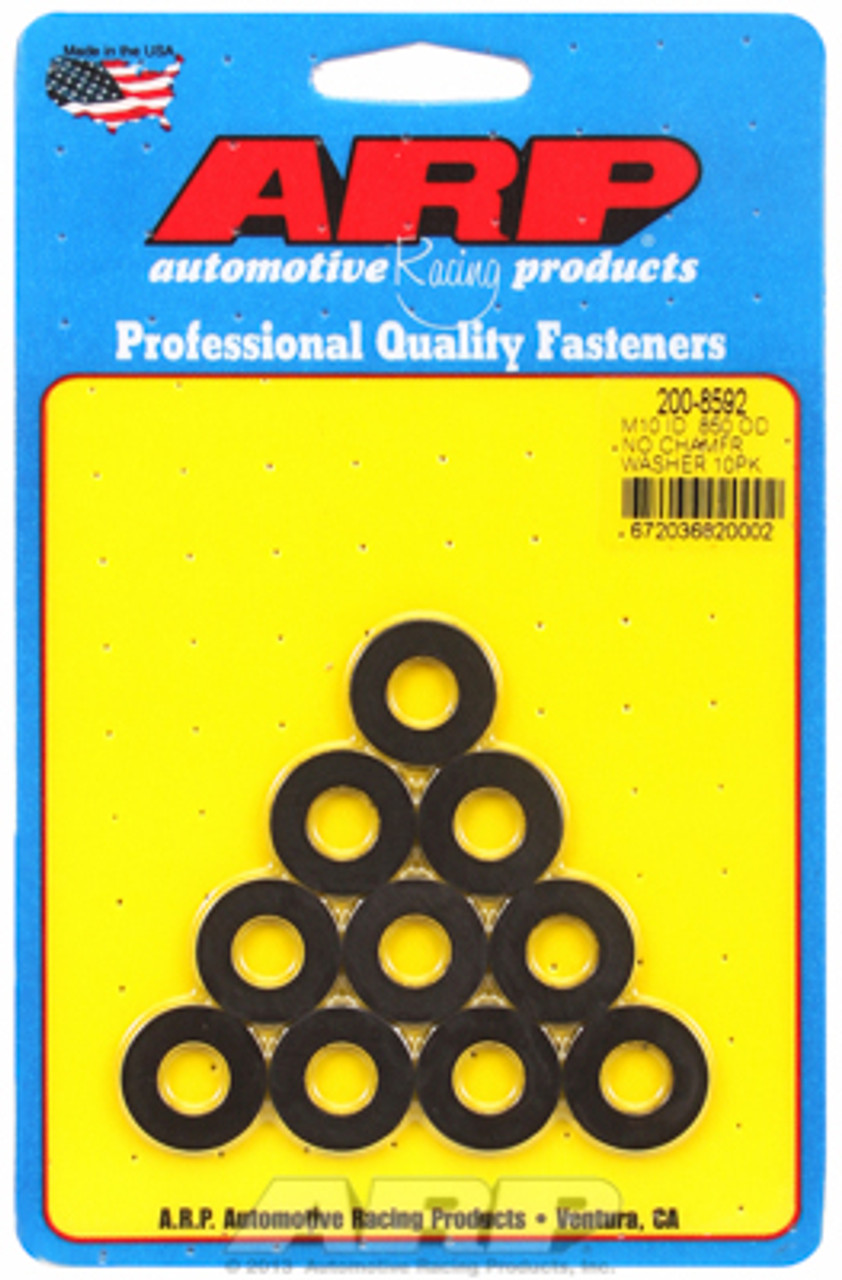 ARP 200-8592 Chromoly Washers - 0.120" Thick - 10mm ID - 0.850" OD - 10 Pack