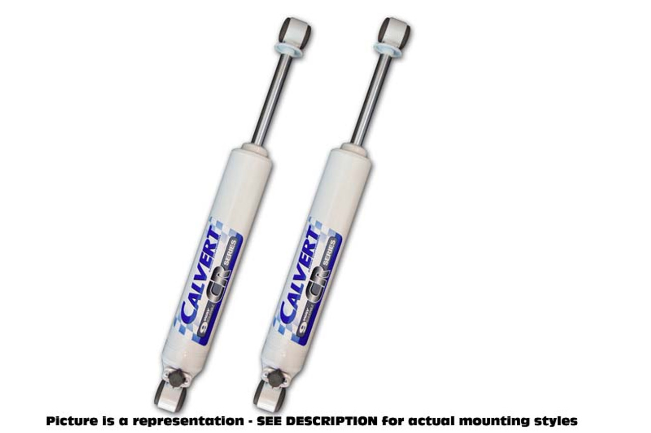 Calvert Racing CR44116 Rear Drag Racing Shocks Pair - 9-Way Adjustable - Ford