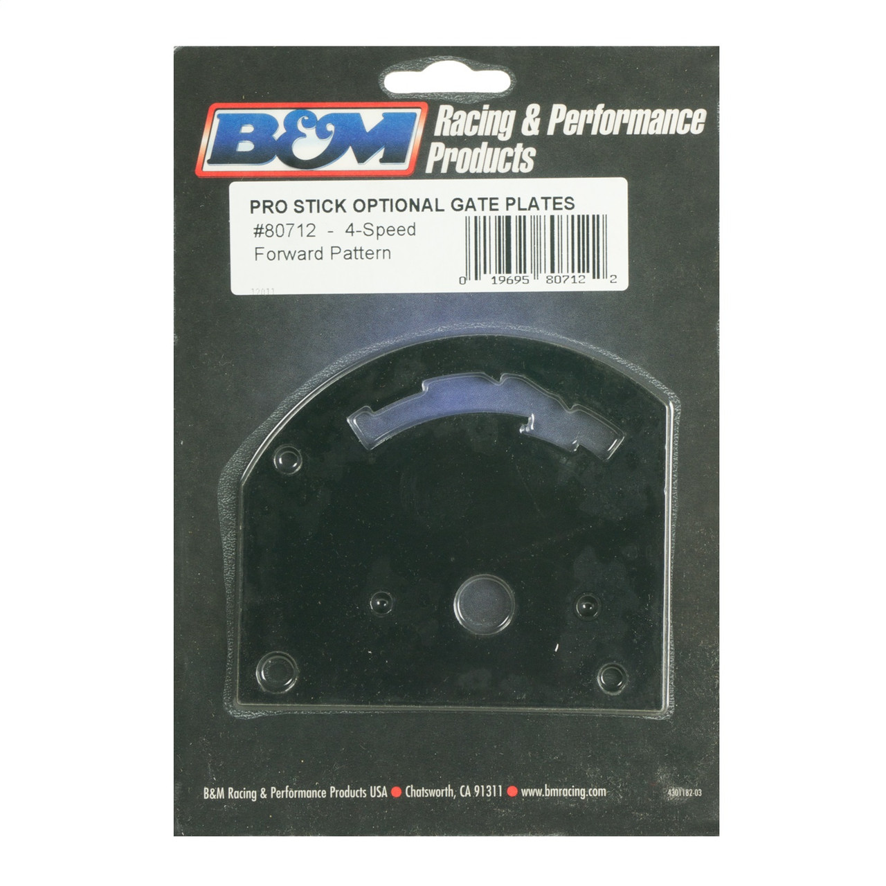 B&M 80712 Pro Stick Manual Transmission Shift Gate Plate