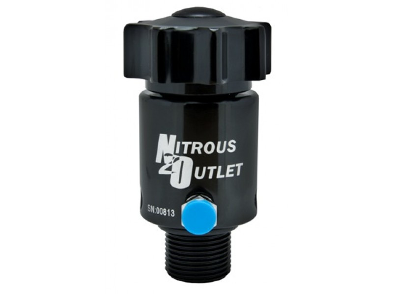 Nitrous Outlet 00-31012 Billet High Flow Nitrous Bottle Valve for 10lb Bottle
