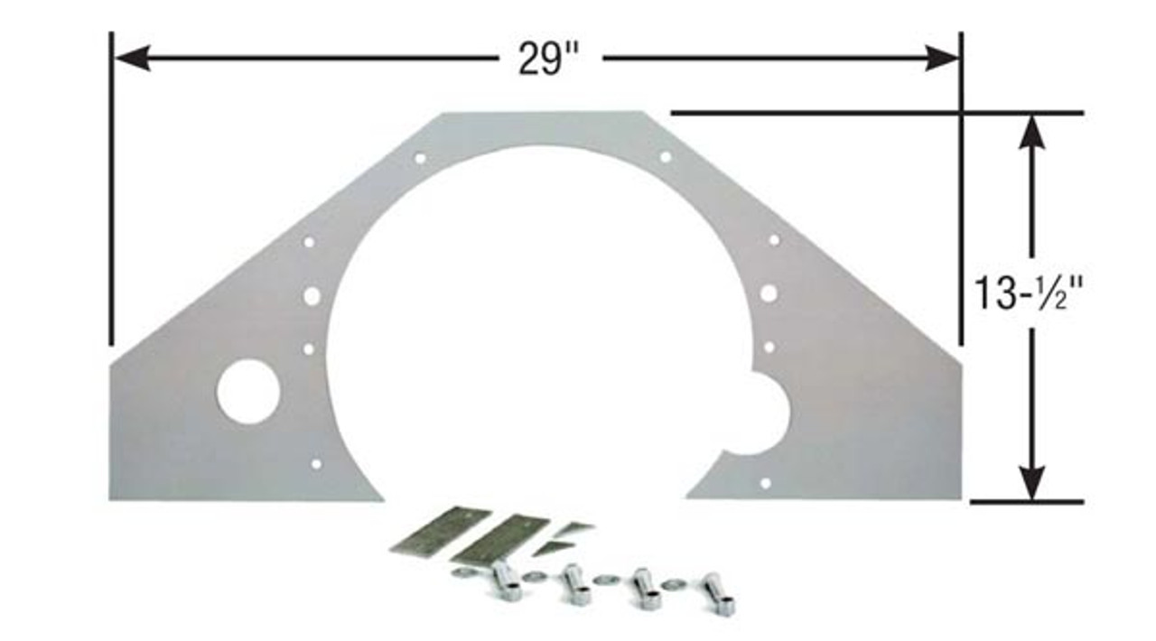 Competition Engineering C4031 Engine Mid-Plate Steel - Chevy Small/Big Block