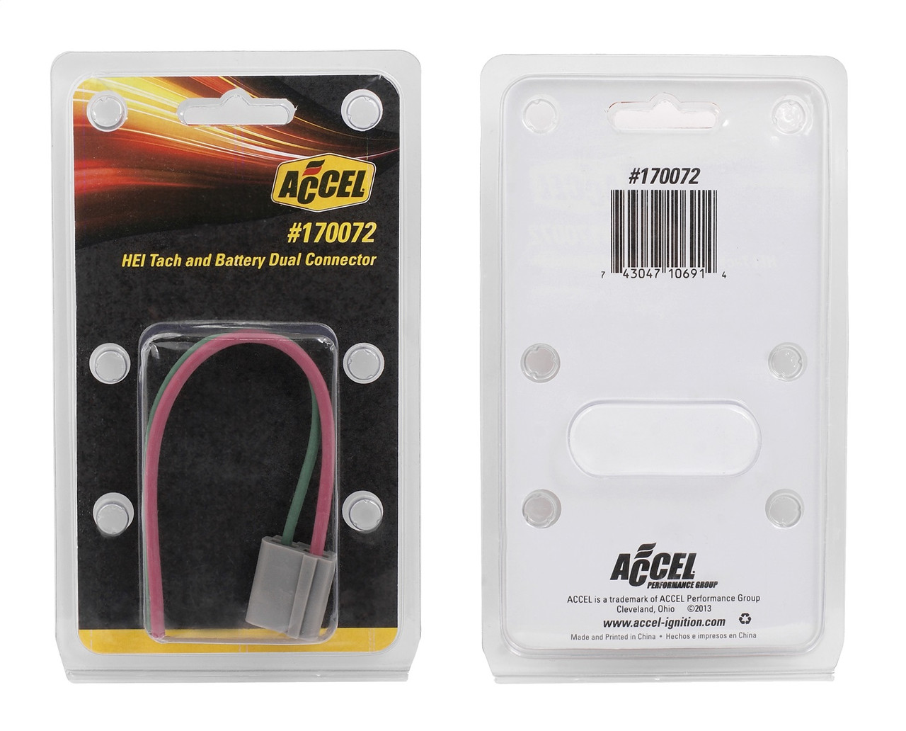 ACCEL 170072 HEI Battery And Tachometer Pigtail