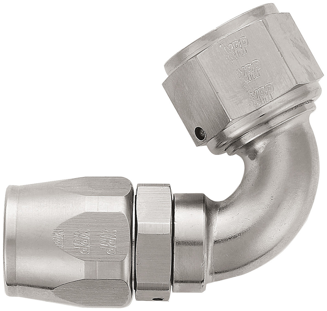 XRP 112004SN 120 Degree Non Swivel -4AN Female Hose End - Super Nickel - Each