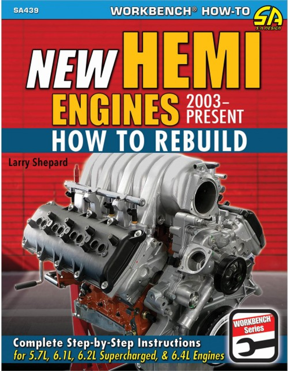 SA Designs SA439 Book - H/T Rebuild NEW Hemi Engines 2003-Present