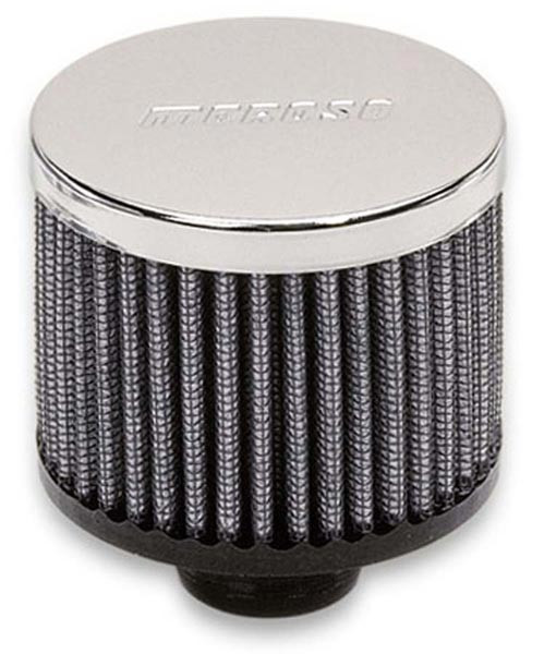Moroso 68817 Valve Cover Breather - Push-In For 1.22