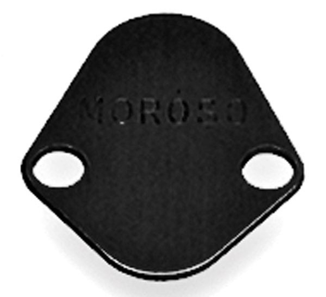 Moroso 65392 Fuel Pump Block Off Plate Chrysler V8/Big Block Chevy/Ford - Black