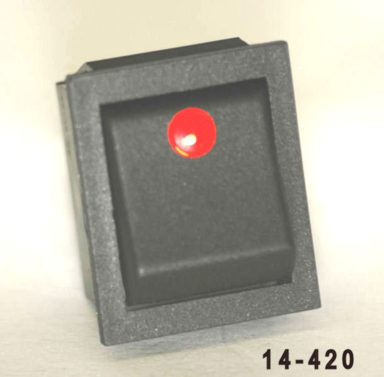 K4 Switches 14420 Off-On Rocker Switch with Red Dot