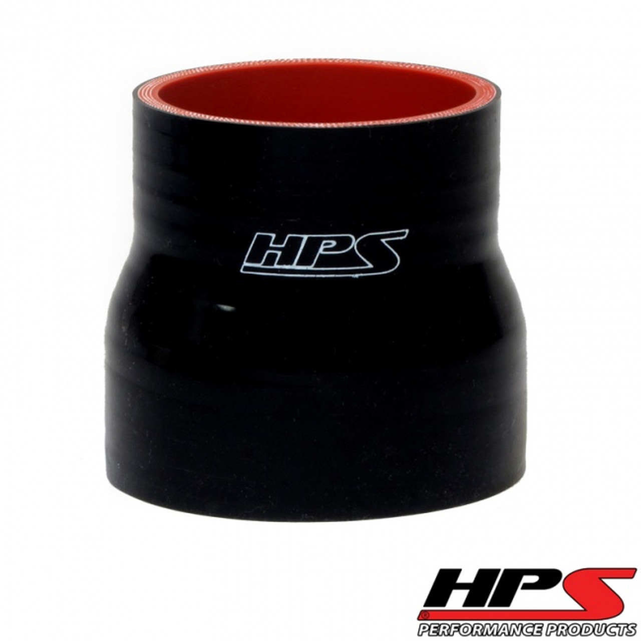 HPS 4 Ply Reinforced Straight Silicone Hose Reducer/Adapter 2.75" x 3" ID Black