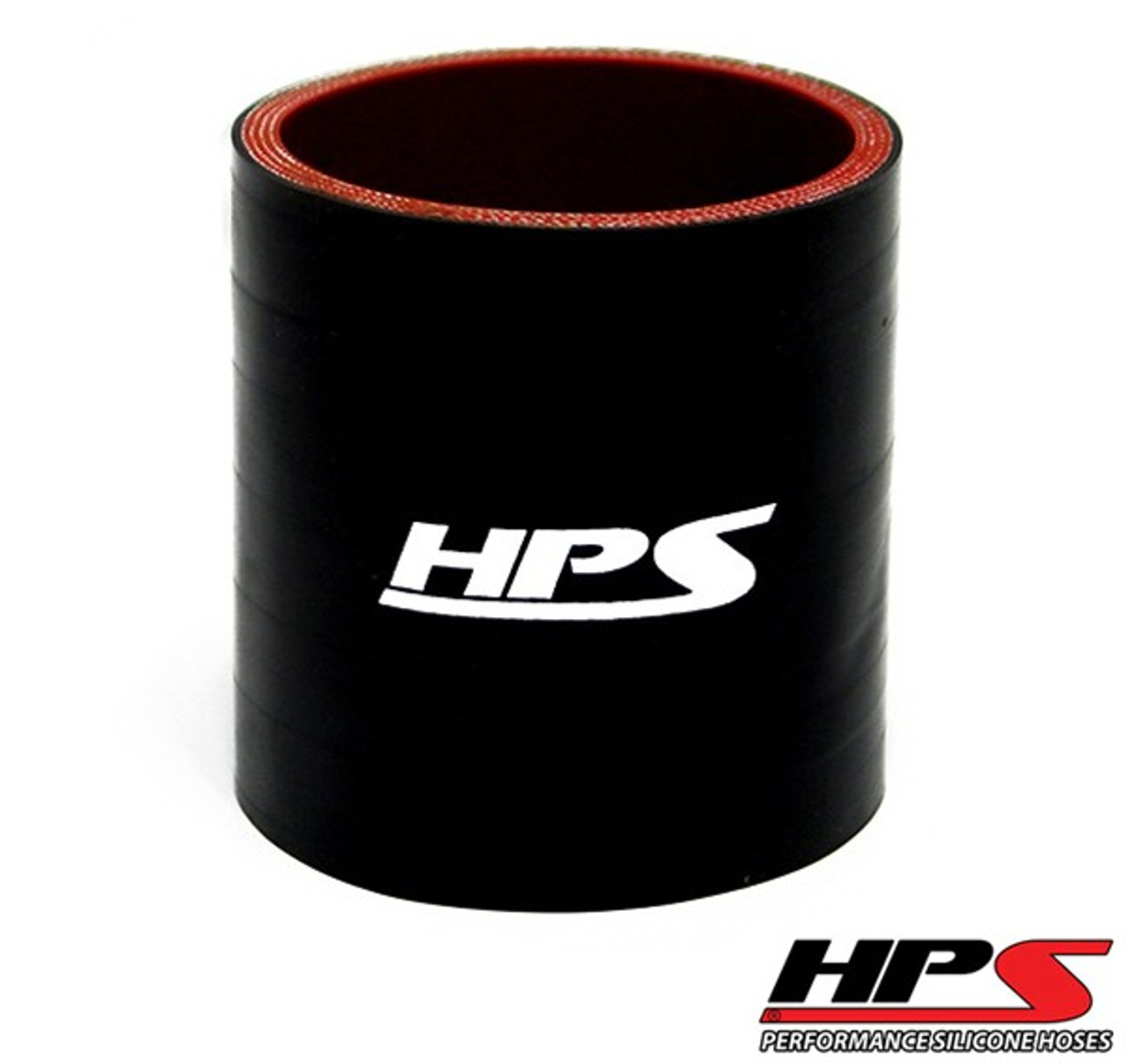 HPS HTSC-500-BLK 4 Ply Reinforced Silicone Hose Coupler 5" ID - 3" Long Black