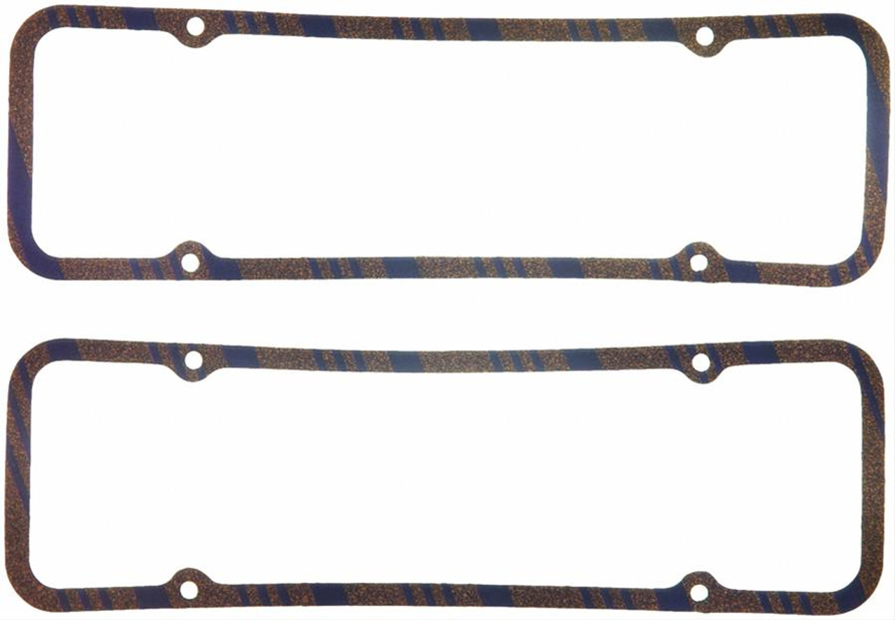 FelPro 1601 Valve Cover Gaskets 78-86 Chevy 4.3 V6 - Perimeter Bolt Cork - 3/16"