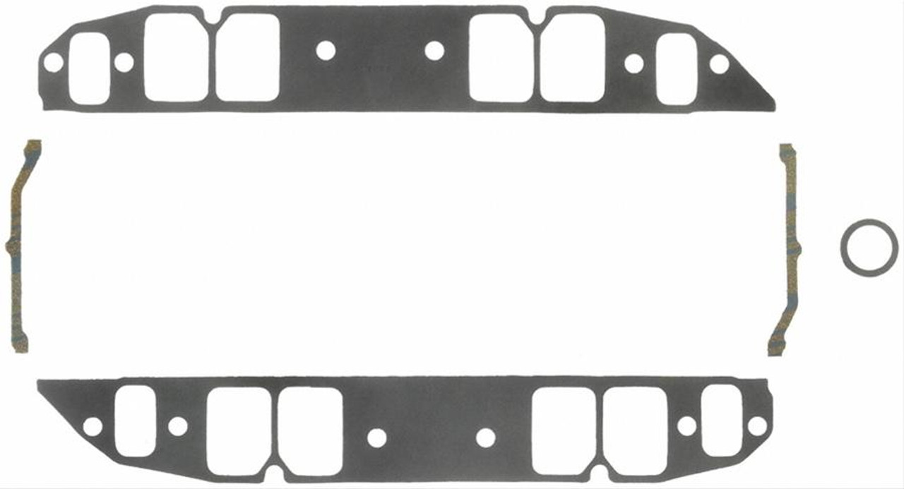FelPro 1239 Intake Manifold Gaskets BBC Trim To Fit Rectangle Port 2.540"x1.420"