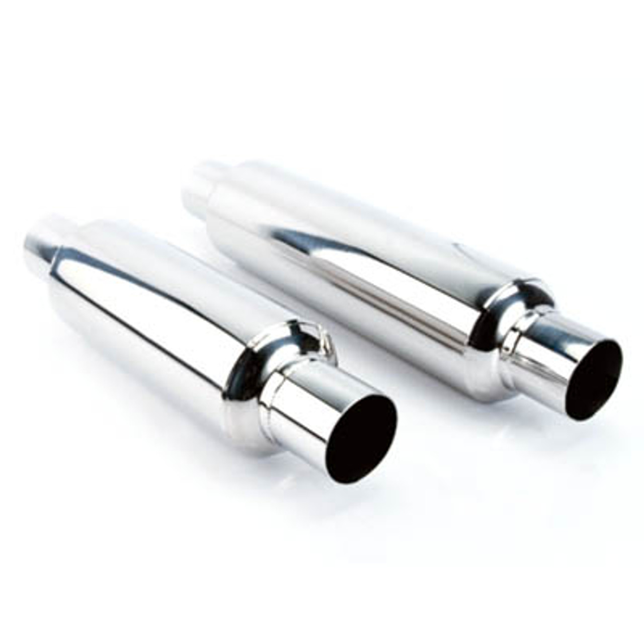 ETC RSN-304016 Polished Stainless Steel Resonator - 3" In/ Out - SOLD EACH