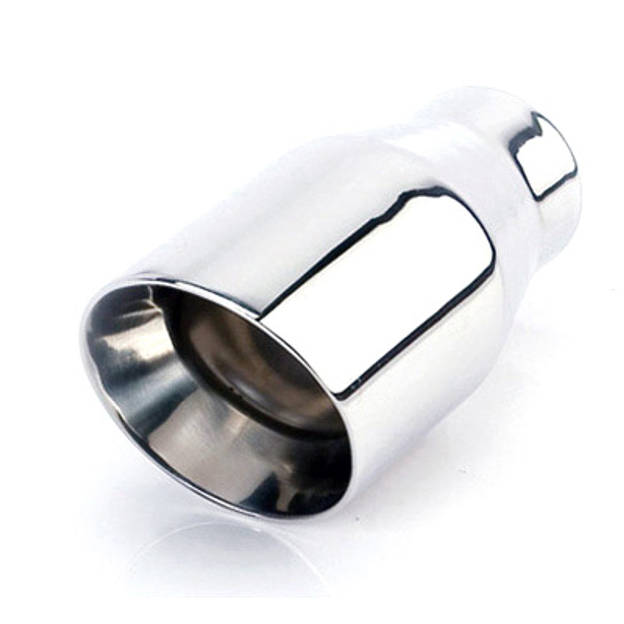 ETC DT-24017AC Stainless Exhaust Tip Sharp Edge Angle - 2.25" Inlet 3.5" Outlet