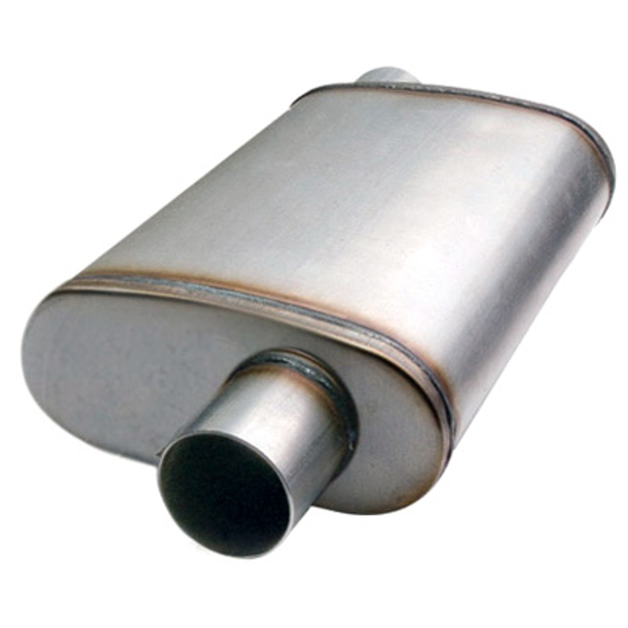 ETC 49219 Performance Muffler - Stainless - Offset/Offset - 3" In/Out