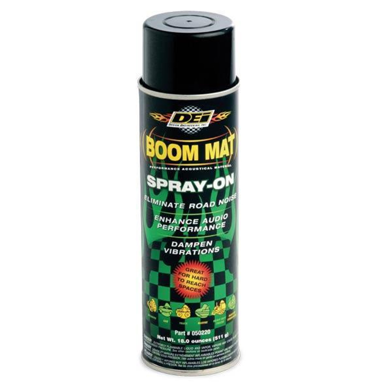 DEI 050220 Boom Mat 18 oz Aerosol Spray - Reduces Road/Engine Noise & Vibration