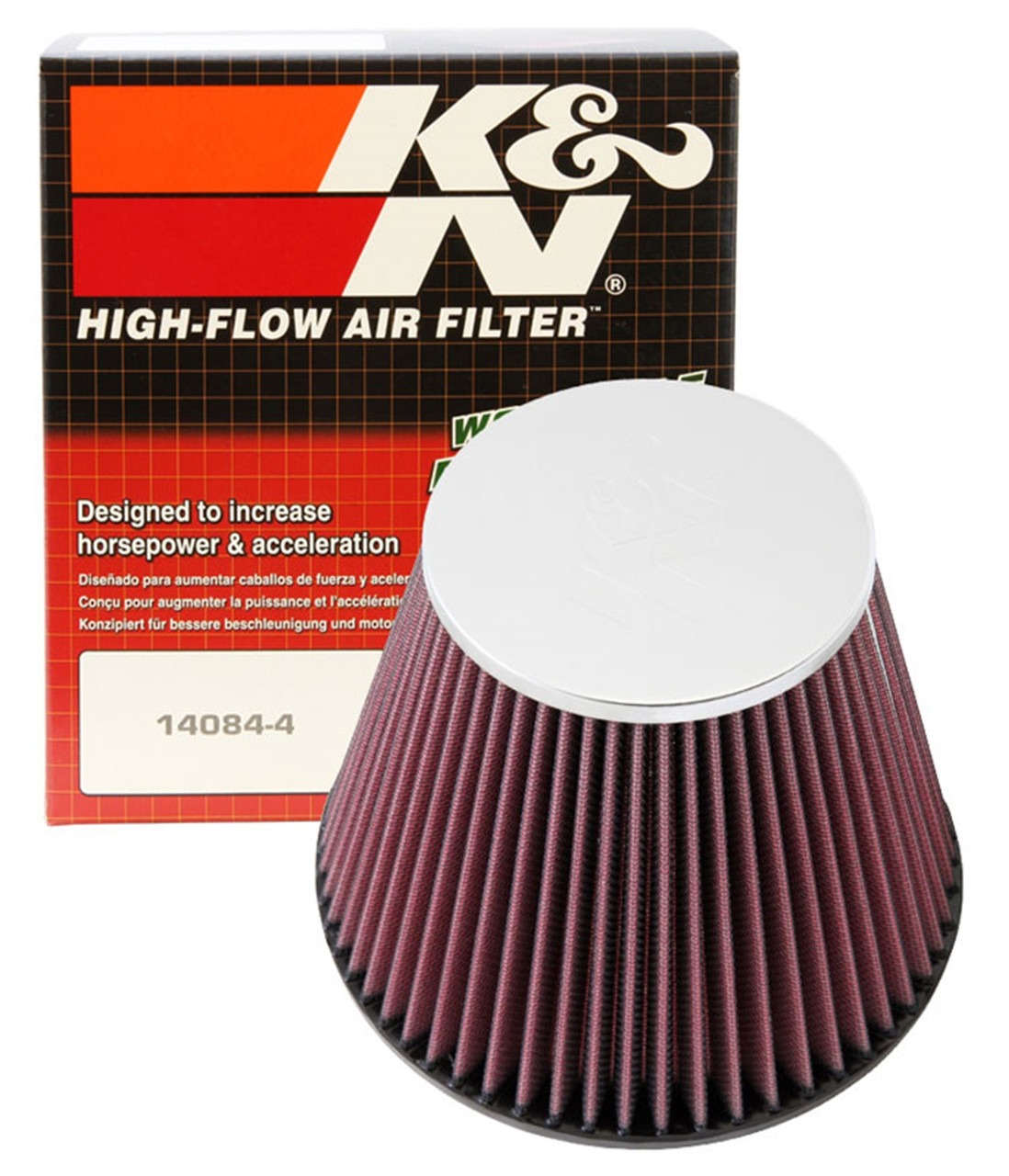 K&N Filters RF-1048 Universal Air Cleaner Assembly