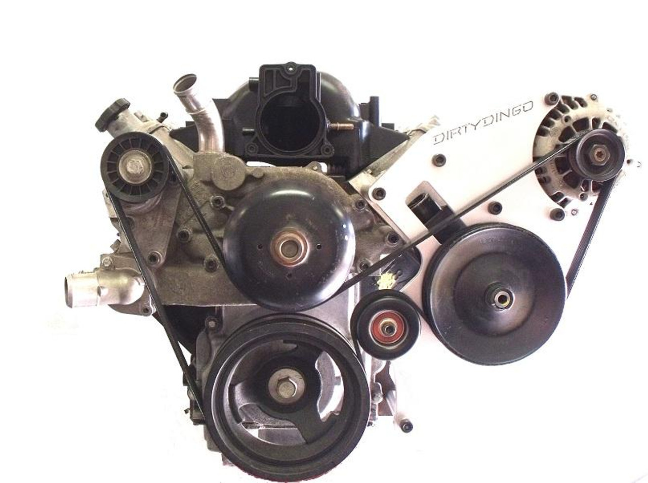 Dirty Dingo Billet Alternator & Power Steering Bracket for GM LSx Truck Engines