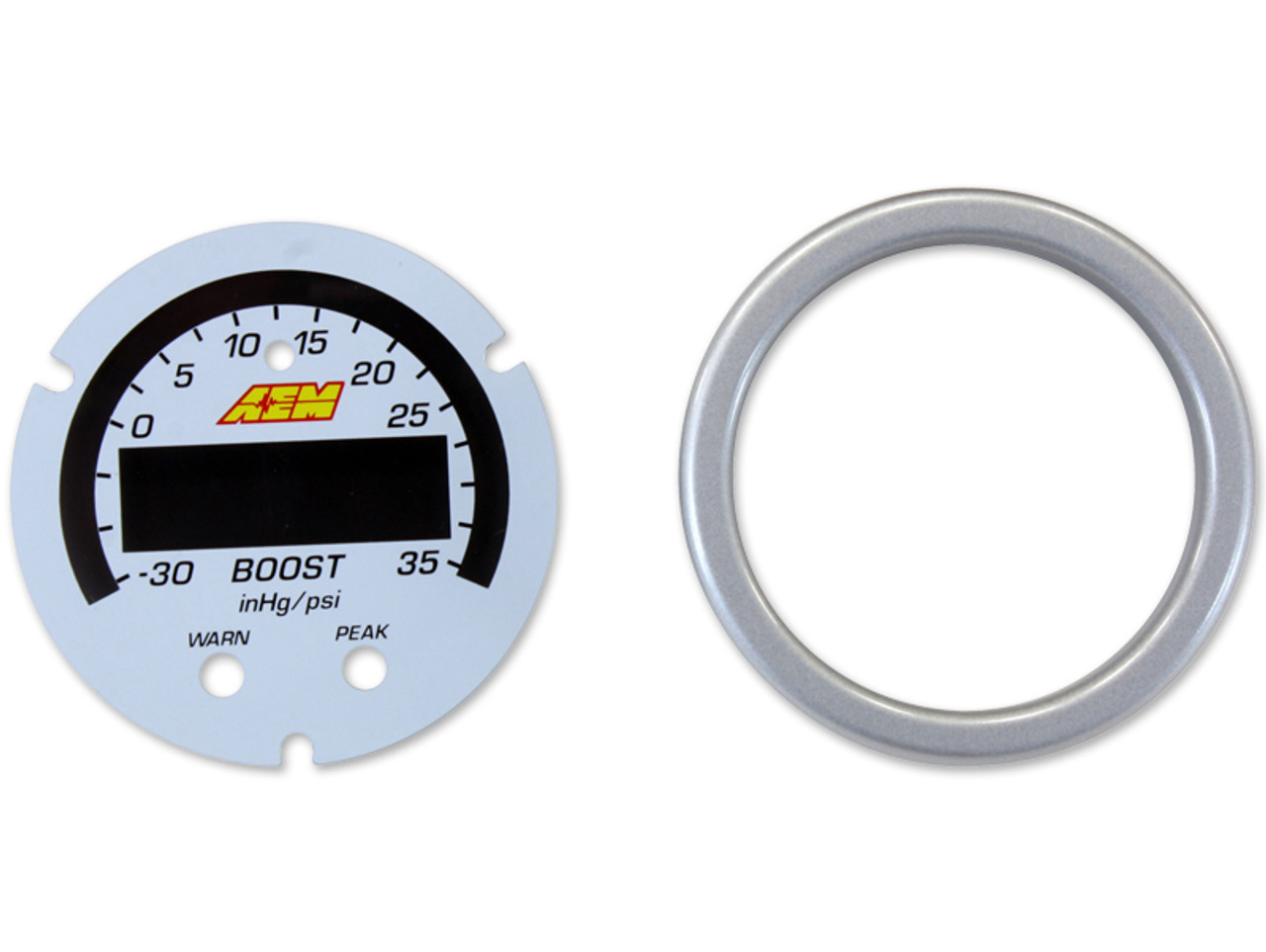 AEM 30-0306 X-Series 35PSI / 2.5BAR Boost Display Gauge 2-1/16" 52mm