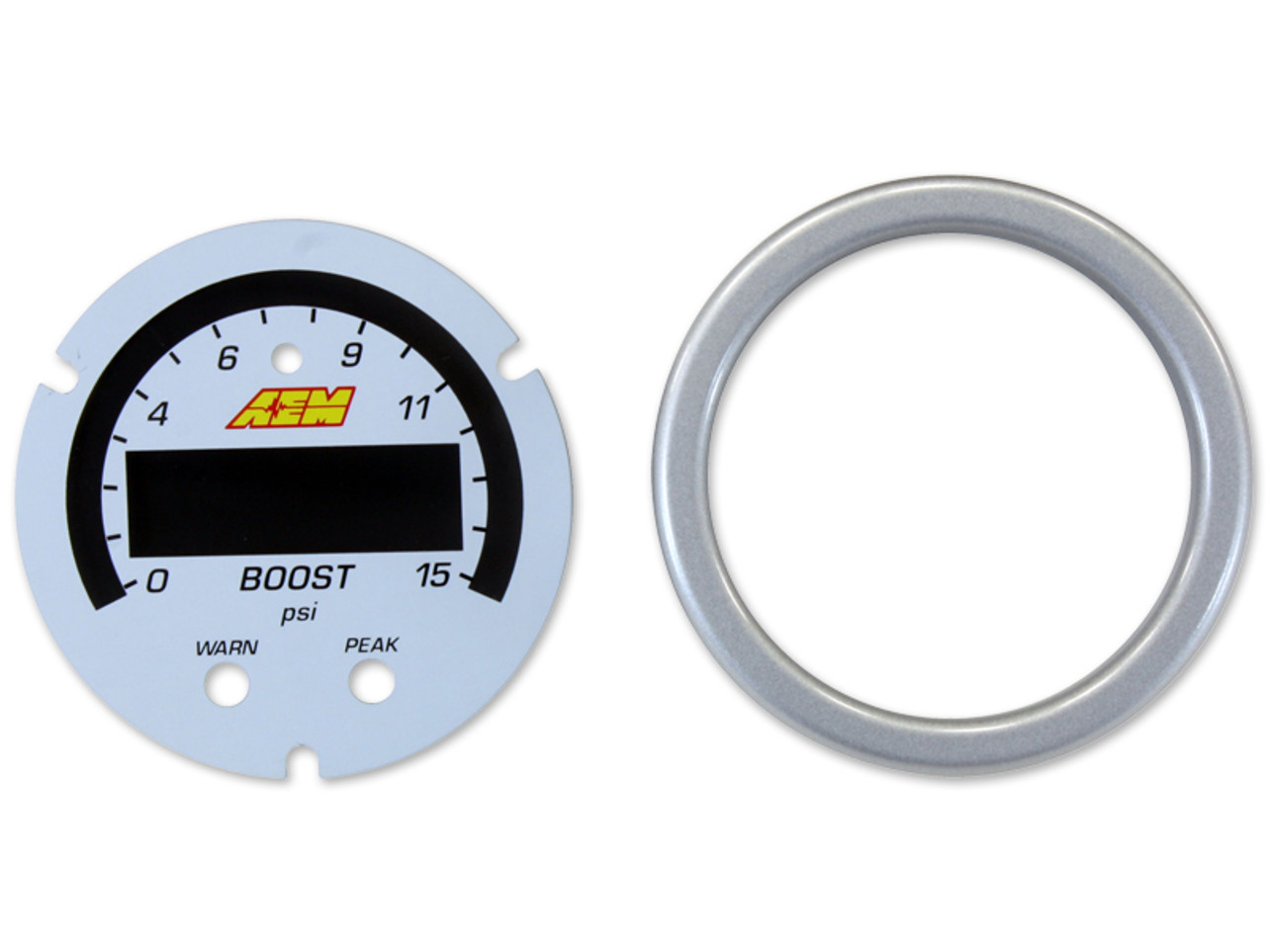 AEM 30-0309 X-Series 15PSI Boost/Fuel Pressure Gauge 2-1/16